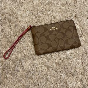 Mini Coach wristlet